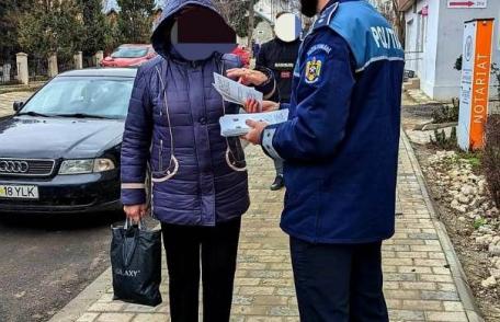 Acțiuni preventive derulate de polițiști în orașul Săveni