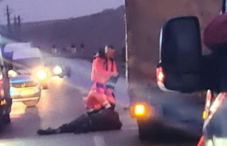 Accident mortal pe un drum din județ. Pieton lovit de o autoutilitară - FOTO
