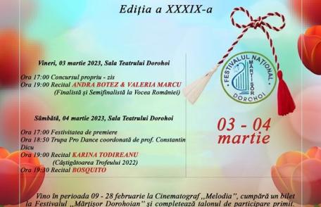 Bosquito va urca anul acesta pe scena Festivalului Național „Mărțișor Dorohoian’’. Vezi ce surprize au pregătit organizatorii!