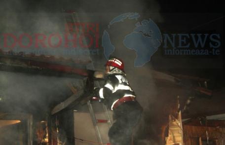 Dorohoi (FOTO): A rămas fără casă în noaptea de revelion