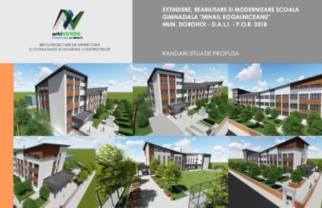 Copiii dorohoieni din nou în centrul atenţiei: A fost semnat contractul de execuție lucrări pentru Școala „Mihail Kogălniceanu” Dorohoi - FOTO