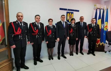 Pompieri botoşăneni avansaţi în grad, de Ziua Protecției Civile din România - FOTO