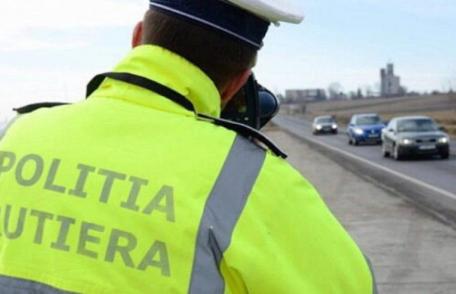 Oprit pentru viteză, depistat băut la volan