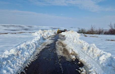 Noi sectoare de drum județean au fost redeschise circulației - FOTO