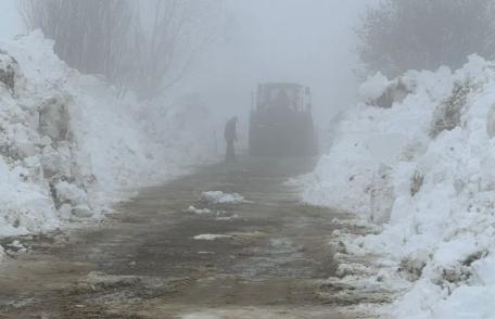 Ora 12:30: Noi informații despre deszăpezirea drumurilor județene - FOTO