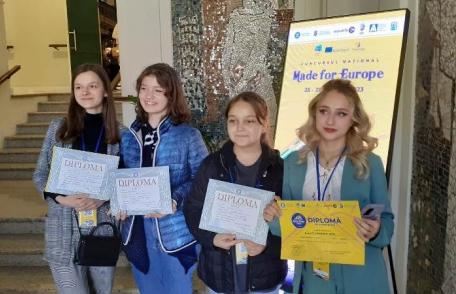 Colegiul Național Grigore Ghica Dorohoi pe podiumul concursului „Made for Europe”! - FOTO