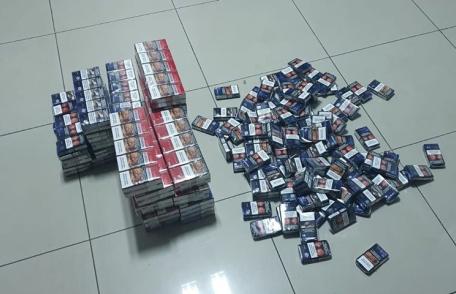 Amendă de 6000 de lei achitată pe loc pentru țigări ilegale în valoare de 1900 lei - FOTO