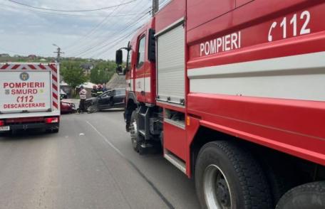 Un copil de 4 ani și un tânăr de 24 au ajuns la spital în urma unui accident - FOTO