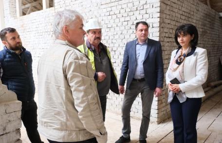 Lucrări de consolidare la structura clădirii Muzeului - FOTO