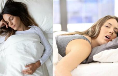 Probleme care pot apărea în funcție de poziția de dormit