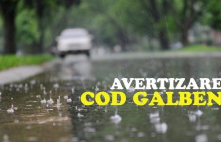 Cod Galben de ploi pentru județul Botoșani, până mâine dimineață