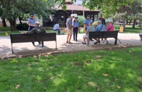 Acțiune a polițiștilor în zona Parcul Tineretului
