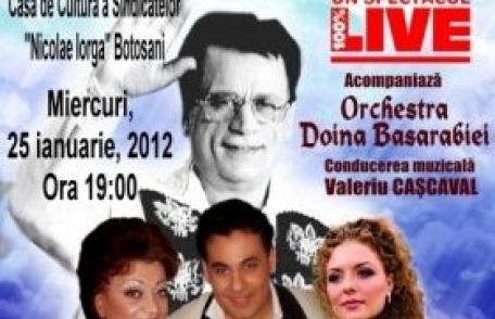 „Dor de tată”- Concert la Casa de Cultura a Sindicatelor pentru iubitorii muzicii populare româneşti