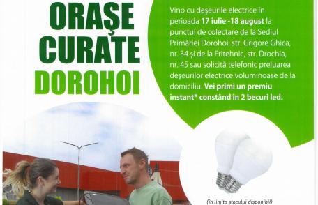 Campania „Orașe Curate” este demarată de Primăria Dorohoi