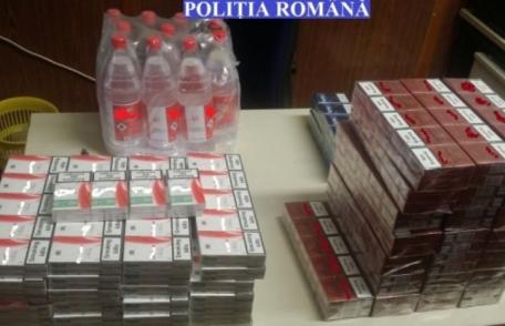 Sancțiune de 20.000 de lei, pentru țigări și alcool fără documente