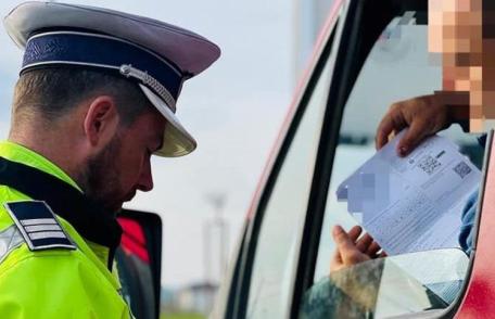 Amendă de 9.000 de lei și autovehiculul indisponibilizat pentru un transportator de marfă