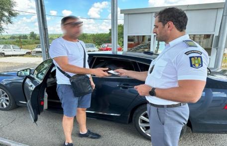 Bărbat prins la Punctul de Trecere a Frontierei Stânca cu permis de conducere fals
