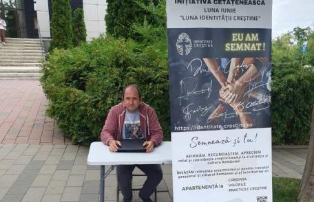 Inițiativa legislativă cetățenească „Luna identității creștine” a ajuns la Dorohoi. Vezi cum poți semna!