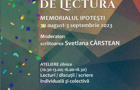 Incubatorul de lectură la Memorialul Ipotești – Centrul Național de Studii „Mihai Eminescu”. Vezi detalii!