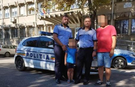 Copilul căutat de polițiști a fost găsit la ieșirea din Botoșani spre Dorohoi