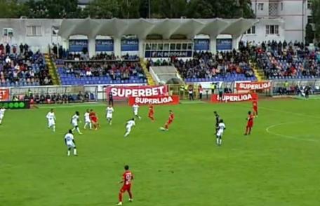 FC Botoșani a reușit să obțină doar un egal în fața celor de la Hermannstadt, după un joc cu multe gafe și două eliminări