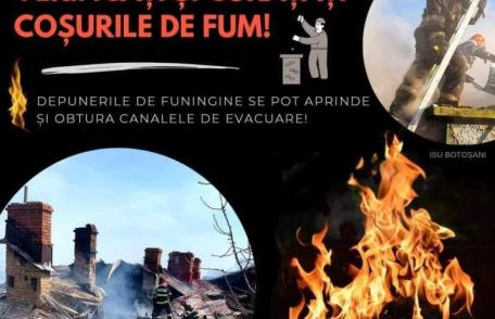 Verificați, reparați și curățați coșurile de fum! Două persoane au ajuns la spital în urma unor incendii
