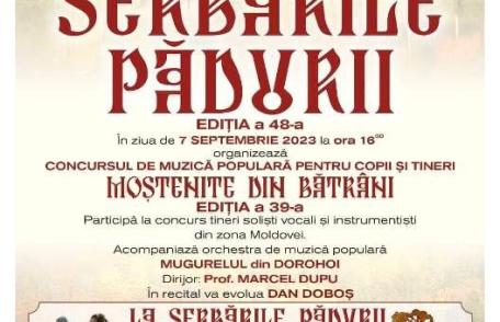 Orchestra „Mugurelul” asigură acompaniamentul participanților din cadrul concursului „Moștenite din Bătrâni”, Vorona