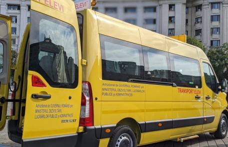 Microbuze școlare pentru elevii din județul Botoșani