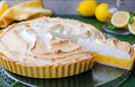 Tartă de lămâie cu bezea
