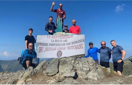 Ziua Pompierilor din România a fost sărbătorită de salvatorii botoșăneni la înălțime