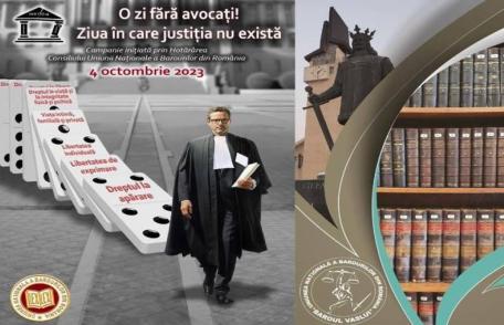 Protest la Botoșani prin campania „O zi fără avocați – Ziua în care statul de drept nu există”