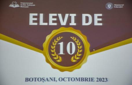Pintilei Lavinia, eleva din Dorohoi care a obținut nota 10 la BAC a fost premiată de autoritățile județene