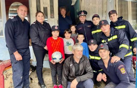 Gest impresionant făcut de pompierii botoșăneni pentru o familie din Șendriceni