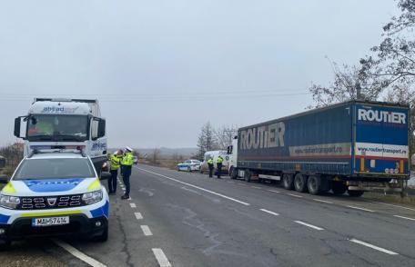 Acțiune a polițiștilor botoșăneni pentru verificarea transportatorilor de mărfuri și persoane – FOTO