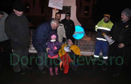 Dorohoienii continuă seria protestelor - VIDEO/FOTO