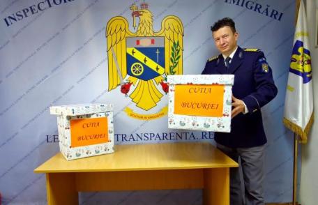 „Cutia Bucuriei” amplasată la sediul Inspectoratului General Pentru Imigrări