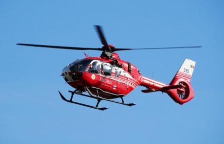 Elicopterul SMURD chemat la Botoșani, în Ajun de Crăciun, pentru un copil de șase luni aflat în stare gravă