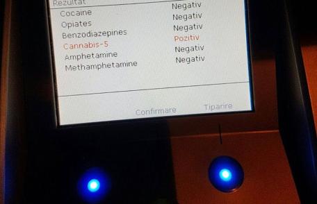 Tânăr care conducea o mașină prin Botoșani, depistat pozitiv la Canabis
