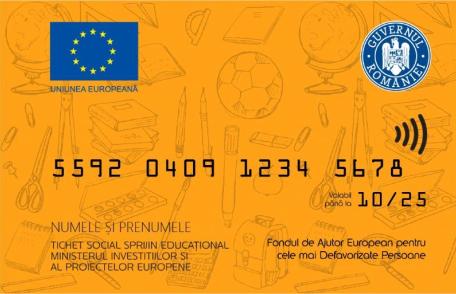 A fost finalizată procedura privind tichetele educaționale de 500 de lei. De când vor putea fi folosite de părinți?