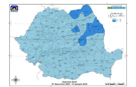 Asprimea iernii: În județul Botoșani se constată caracterul de iarnă normală