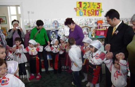 Ziua de 24 ianuarie sărbătorită la grădinița școlii Al. I. Cuza