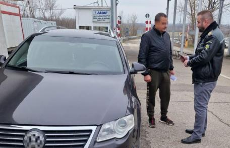 Autoturism radiat din circulație, descoperit la trecerea frontierei la Rădăuți Prut