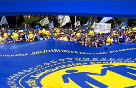 Protest la Spitalului Județean de Urgență „Mavromati” din Botoșani