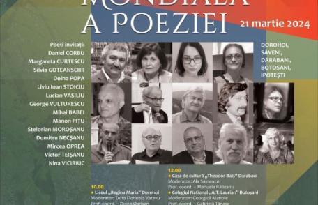 Activități organizate cu prilejul Zilei Mondiale a Poeziei la Memorialul Ipotești