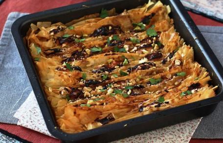 Foi crocante cu brânză și miere