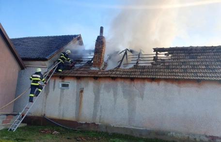 Casă din Șendriceni în pericol din cauza coșului de fum necurățat de funingine