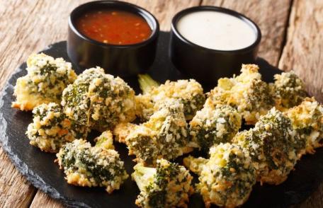 Broccoli pane cu sos de smântână