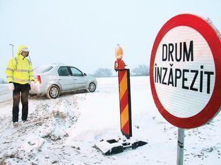 Vezi lista drumurilor din judeţ care sunt închise