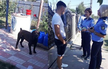 Deținătorii de arme și de câini periculoși, verificați de polițiști. 14 arme au fost indisponibilizate