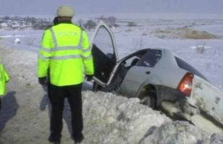 Accident de circulaţie la Cerviceşti cu trei răniţi